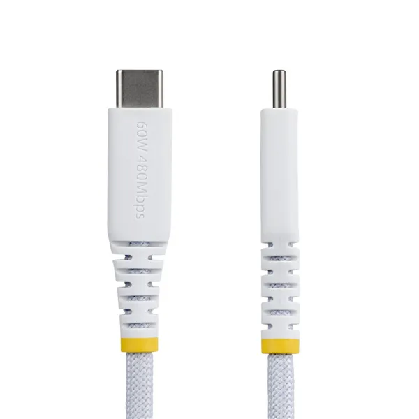 USB Cable Startech USB2CC2MNCBRWH White 2 m