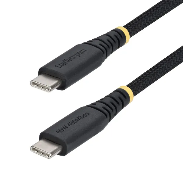 USB Cable Startech USB2CC1MNCBR Black 1 m