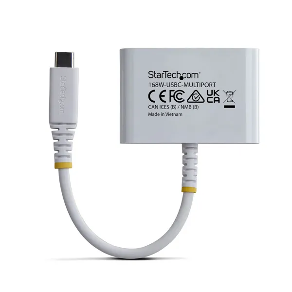 USB Cable Startech 168W-USBC-MULTIPORT White