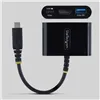 USB Cable Startech 168B-USBC-MULTIPORT Black