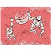 Basketball Ball Spalding Sketch Dribble Red Natural rubber (Size 7)