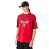 Men’s Short Sleeve T-Shirt New Era NBA MESH PANEL OS TEE CHIBU 60435481  Red (M)
