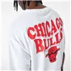 Men’s Short Sleeve T-Shirt New Era  SCRIPT OS TEE CHIBUL 60435518 White (L)