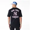 Short-sleeve Sports T-shirt New Era  WORDMARK OS TEE NEYYAN 60435524  Black (L)