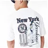 Men’s Short Sleeve T-Shirt New Era MLB PLAYER GRPHC OS TEE NEYYAN 60435538 White (L)