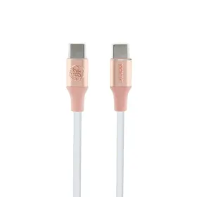Guess Ebossed Logo - USB-C to USB-C Fast Charging cable 1.5m (pink)