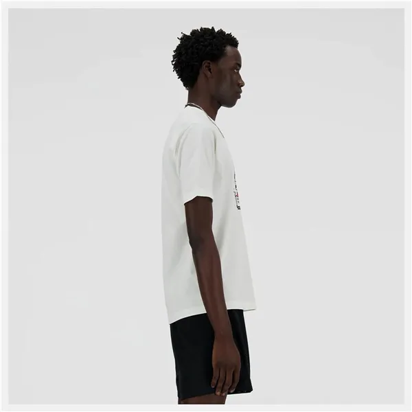 Short-sleeve Sports T-shirt New Balance MT41593 SST White (S)