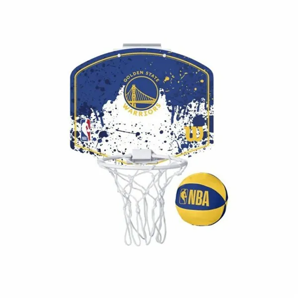 Basketball Basket Wilson Nba Team Mini Hoop - Golden State Warriors Blue