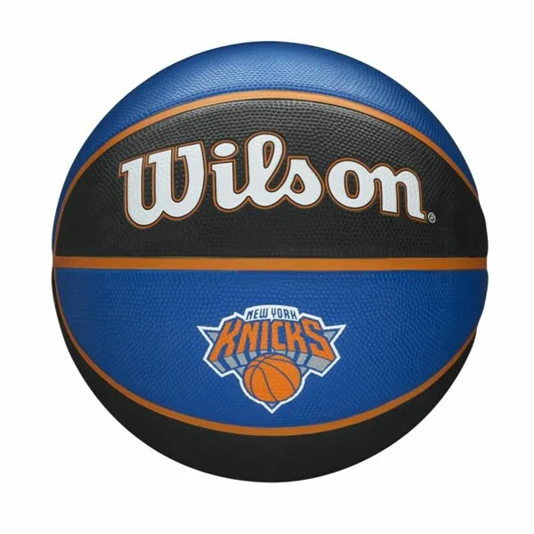 Basketball Ball Wilson NBA Team Tribute Knicks Blue 7 Natural rubber