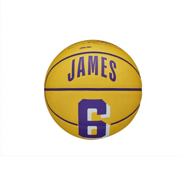 Basketball Ball Wilson Nba Player Icon Mini Lebron Purple (Size 3)