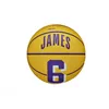Basketball Ball Wilson Nba Player Icon Mini Lebron Purple (Size 3)