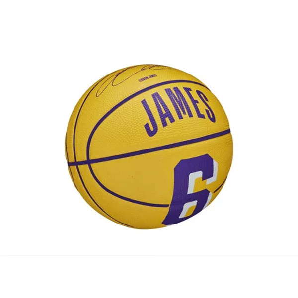 Basketball Ball Wilson Nba Player Icon Mini Lebron Purple (Size 3)