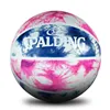 Basketball Ball Spalding Tie Dye Sz6 Purple 6 Natural rubber (Size 6)