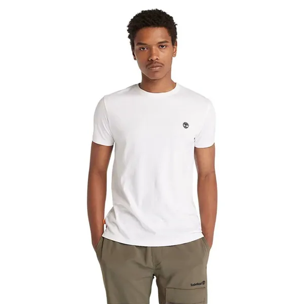Men’s Short Sleeve T-Shirt Timberland TB0A2BPR1001 White (S)