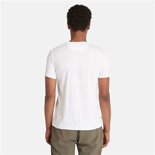 Men’s Short Sleeve T-Shirt Timberland TB0A2BPR1001 White (S)