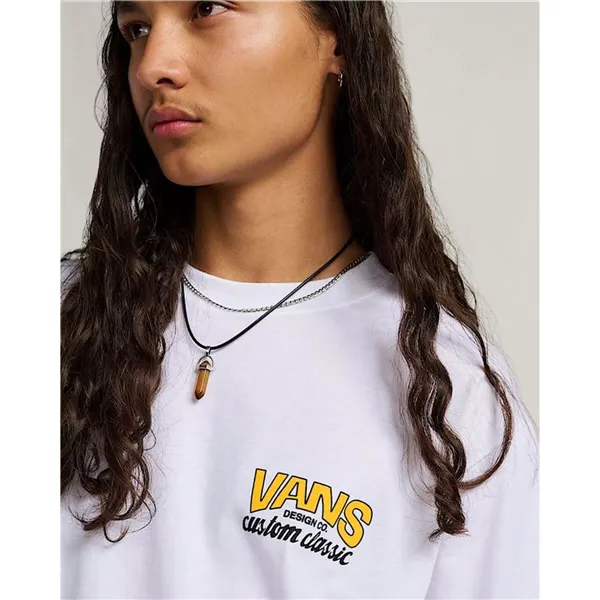 Men’s Short Sleeve T-Shirt Vans VN000M60FLB1 White (XL)
