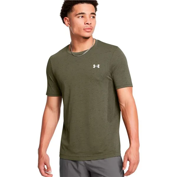 Men’s Short Sleeve T-Shirt Under Armour 1382801-390 Olive (XL)