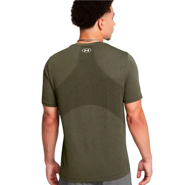 Men’s Short Sleeve T-Shirt Under Armour 1382801-390 Olive (XL)