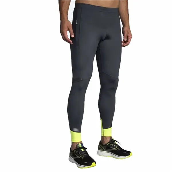 Sports Leggings for Men Brooks Run Visible Black (S)