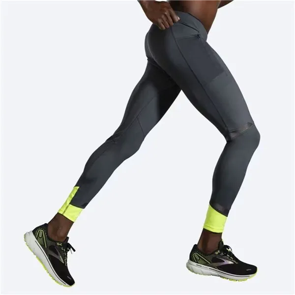 Sports Leggings for Men Brooks Run Visible Black (S)