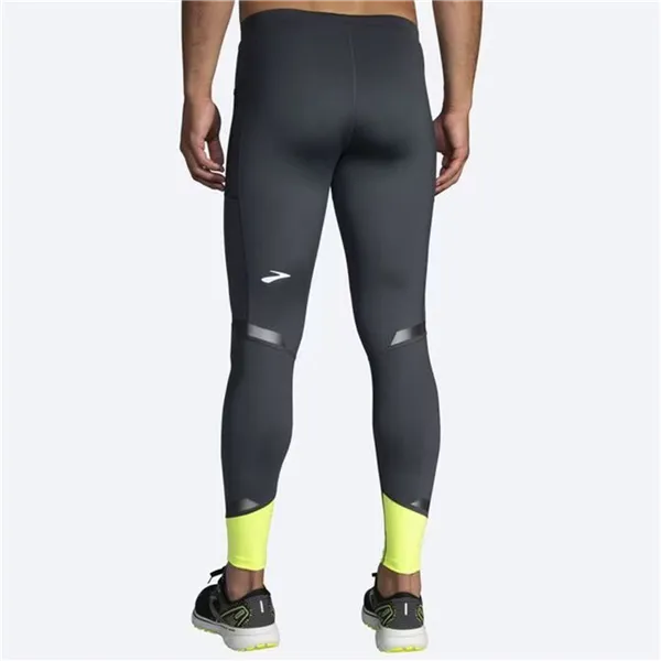 Sports Leggings for Men Brooks Run Visible Black (S)