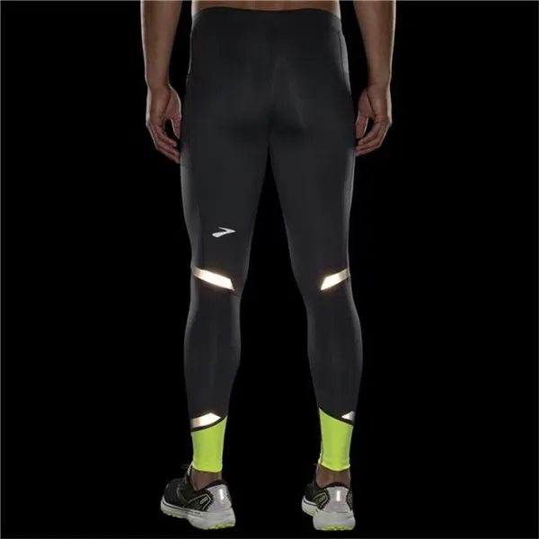 Sports Leggings for Men Brooks Run Visible Black (S)