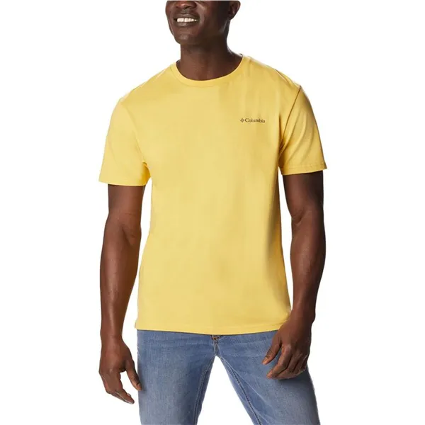 Men’s Short Sleeve T-Shirt Columbia 1834041742 Yellow