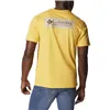 Men’s Short Sleeve T-Shirt Columbia 1834041742 Yellow