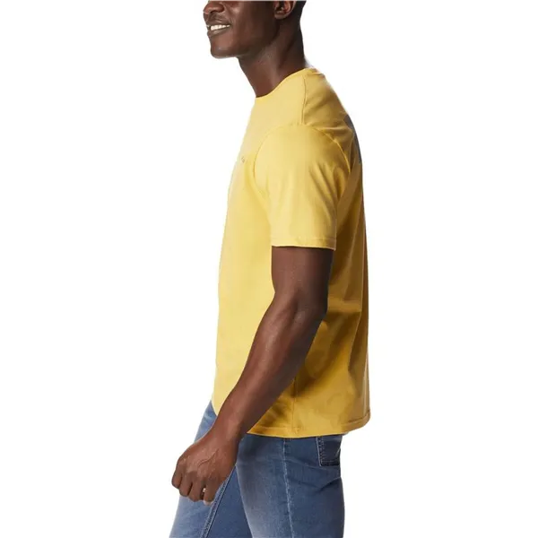 Men’s Short Sleeve T-Shirt Columbia 1834041742 Yellow