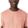 Men’s Short Sleeve T-Shirt Columbia 1834041879 Salmon (XS)