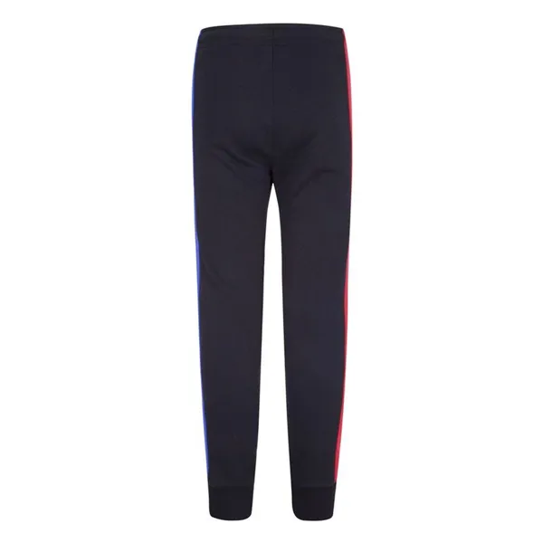 Long Sports Trousers Converse Throwback Side Stripe Black