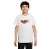 Child's Short Sleeve T-Shirt Nike DO1824-100 White (7-8 Years)