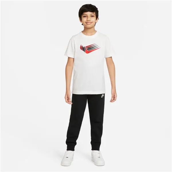 Child's Short Sleeve T-Shirt Nike DO1824-100 White (7-8 Years)