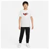 Child's Short Sleeve T-Shirt Nike DO1824-100 White (7-8 Years)