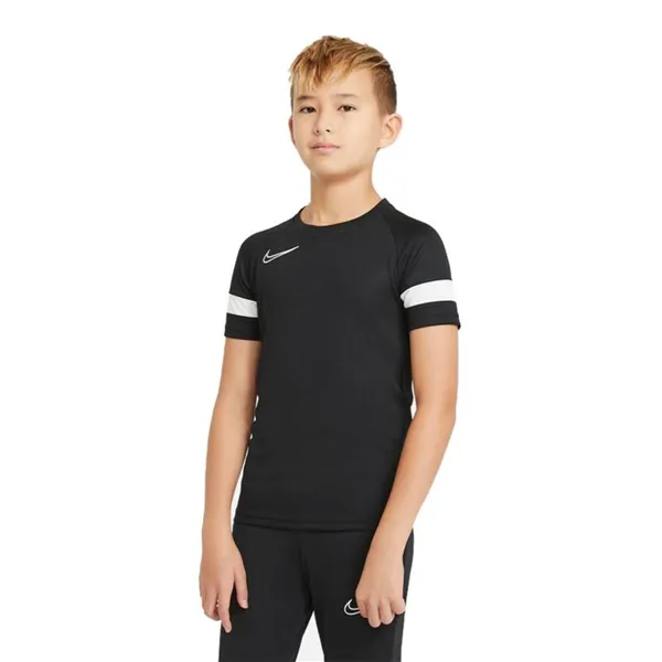 Child's Short Sleeve T-Shirt Nike CW6103-010 Black (7-8 Years)