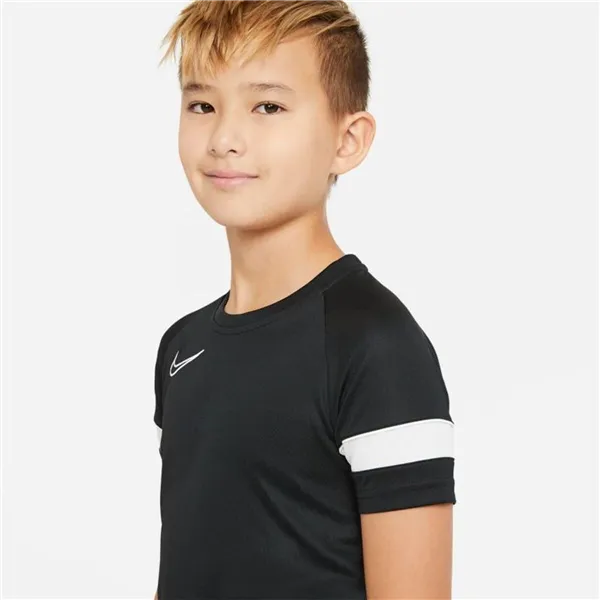 Child's Short Sleeve T-Shirt Nike CW6103-010 Black (7-8 Years)
