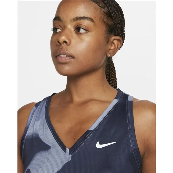 Tank Top Women Nike DD8847-493 Navy Blue (XS)