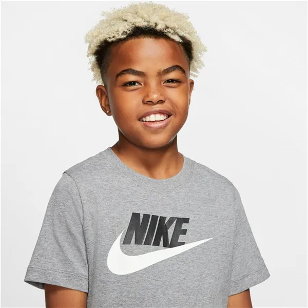 Child's Short Sleeve T-Shirt Nike AR5252-091 (7-8 Years)