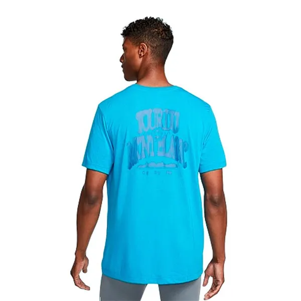 Men’s Short Sleeve T-Shirt Nike DR7671-446 Sky blue (S)