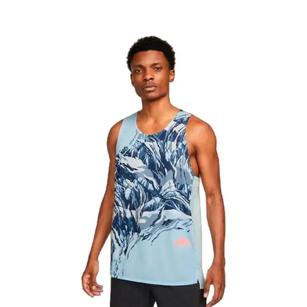 Men’s Short Sleeve T-Shirt Nike DM4781-441 Cyan