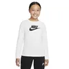 Children’s Long Sleeve T-shirt Nike CZ1260-100 White