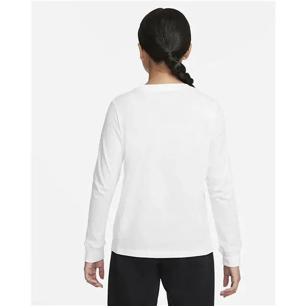 Children’s Long Sleeve T-shirt Nike CZ1260-100 White
