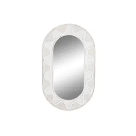 Seinapeegel DKD Home Decor Valge