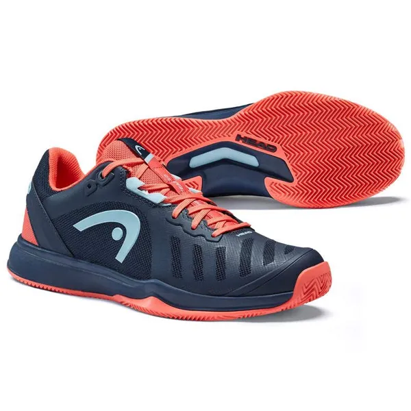 Women's Tennis Shoes Head Sprint Team 3.0 2021 Clay Dark blue