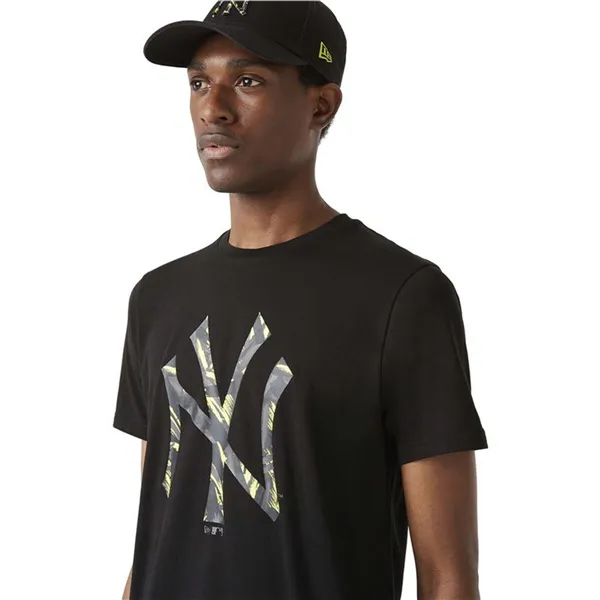 Men’s Short Sleeve T-Shirt New Era 12827252 Black (XL)