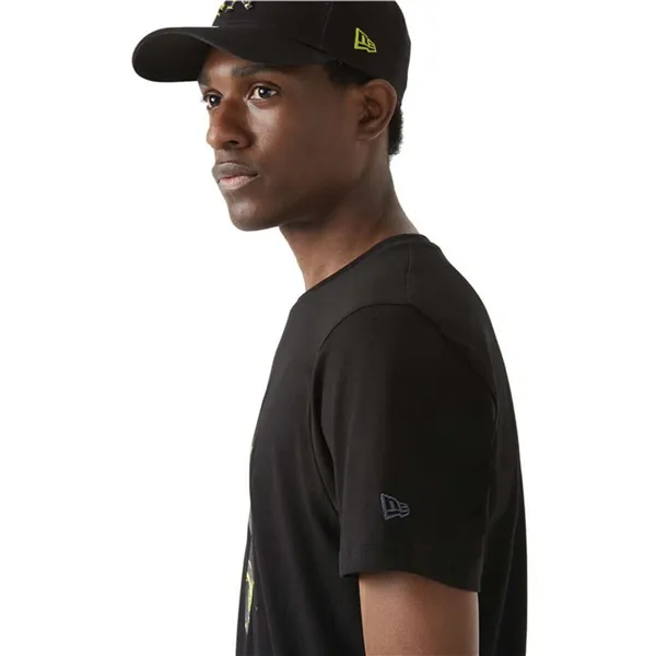 Men’s Short Sleeve T-Shirt New Era 12827252 Black (XL)
