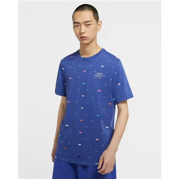 Men’s Short Sleeve T-Shirt Nike CW0477-430 Indigo (XS)