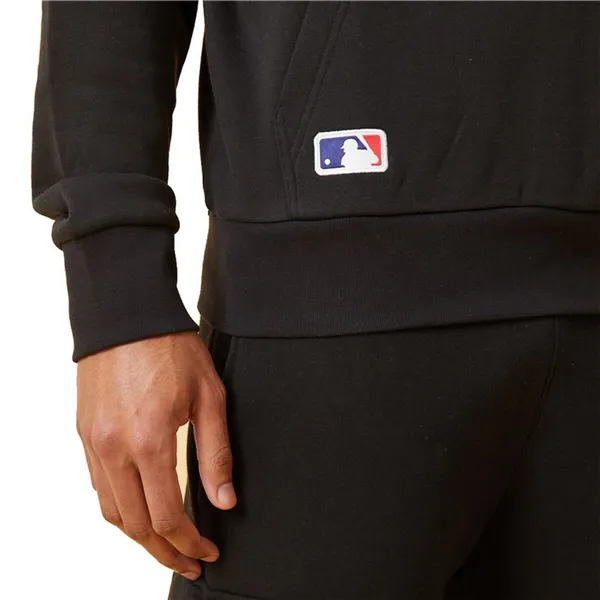 Men’s Hoodie New Era LA Dodger Metallic Logo Black M Black