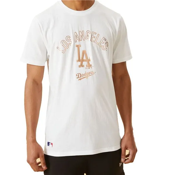 Men’s Short Sleeve T-Shirt New Era 12893142 White (XL)