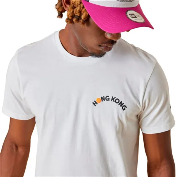 Men’s Short Sleeve T-Shirt New Era 13083965 White (S)